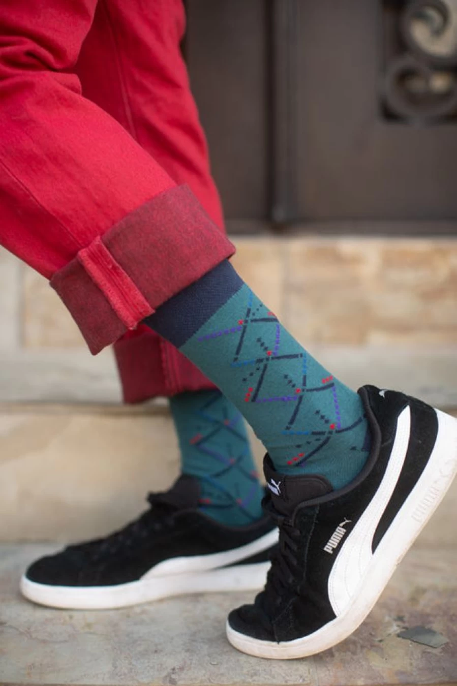 "Dreamer Socks PDX Carpet Crew Socks - Cozy & Stylish Unisex Socks for Men & Women"