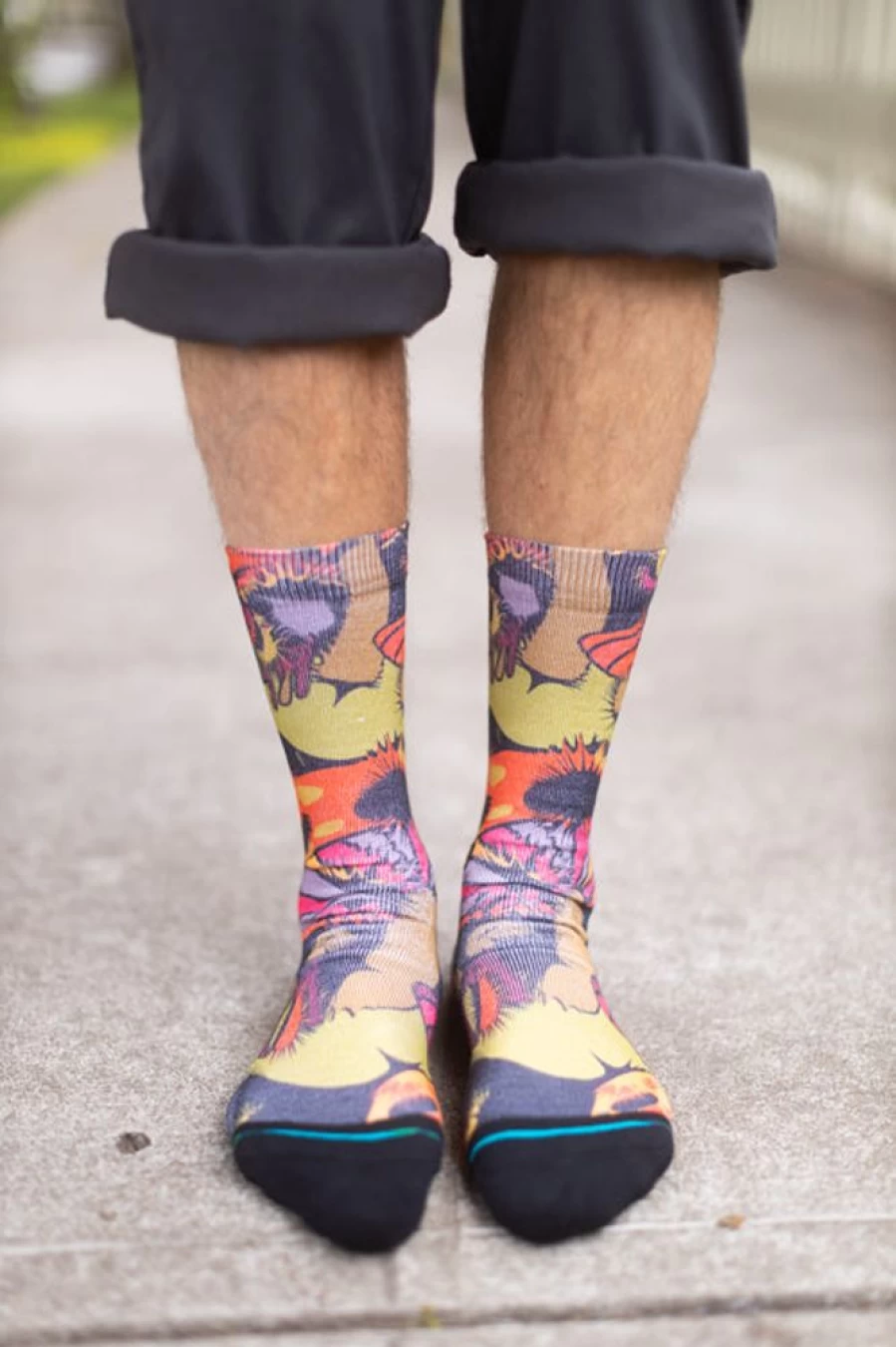 Stance Gooey Crew Socks - Comfortable & Stylish Unisex Socks for Everyday Wear